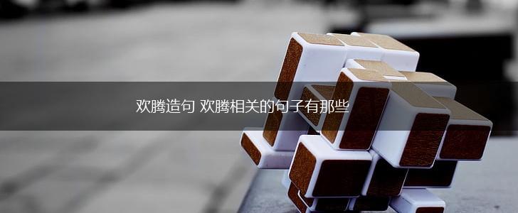 欢腾造句 欢腾相关的句子有那些,第1张