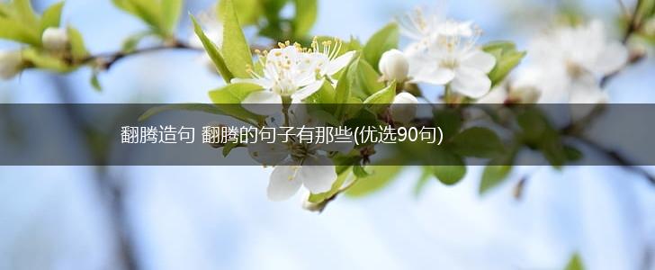 翻腾造句 翻腾的句子有那些(优选90句),第1张