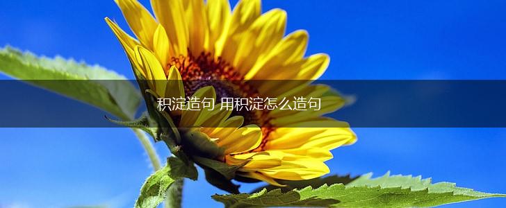 积淀造句 用积淀怎么造句,第1张