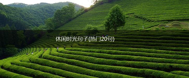 休闲时光句子(热门20句),第1张