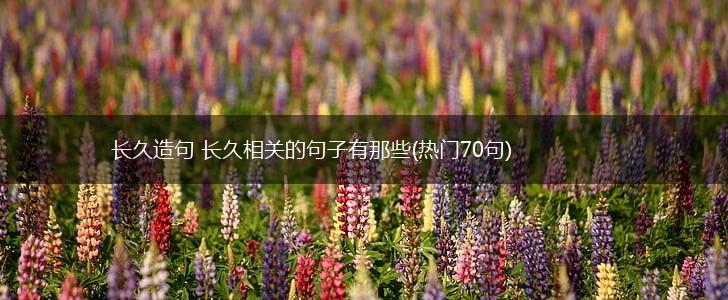 长久造句 长久相关的句子有那些(热门70句),第1张