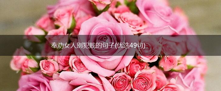 奉劝女人别犯贱的句子(优选49句),第1张