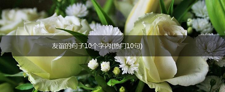 友谊的句子10个字内(热门10句),第1张