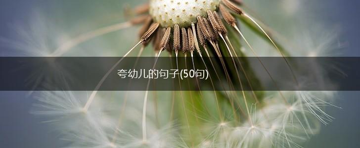 夸幼儿的句子(50句),第1张