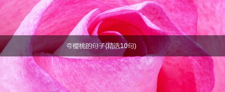 夸樱桃的句子(精选10句),第1张