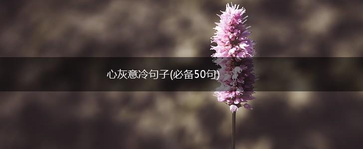 心灰意冷句子(必备50句),第1张