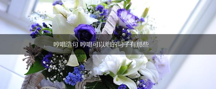 哼唱造句 哼唱可以组的句子有那些,第1张