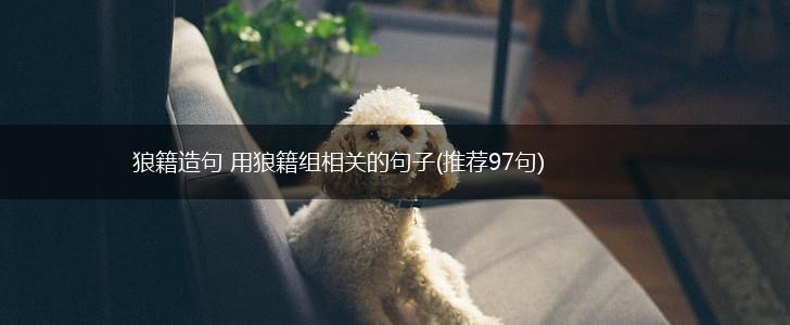 狼籍造句 用狼籍组相关的句子(推荐97句),第1张