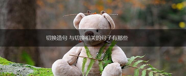 切换造句 与切换相关的句子有那些,第1张