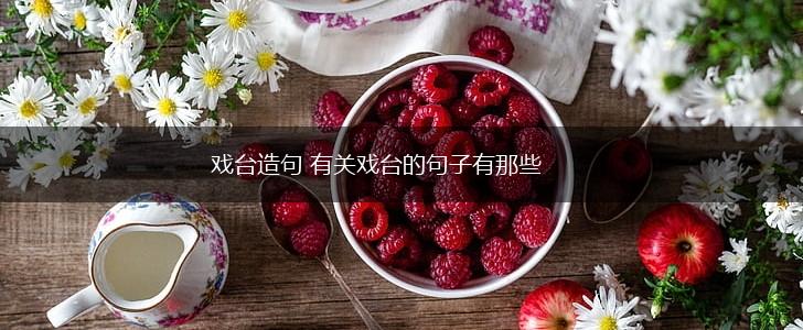 戏台造句 有关戏台的句子有那些,第1张