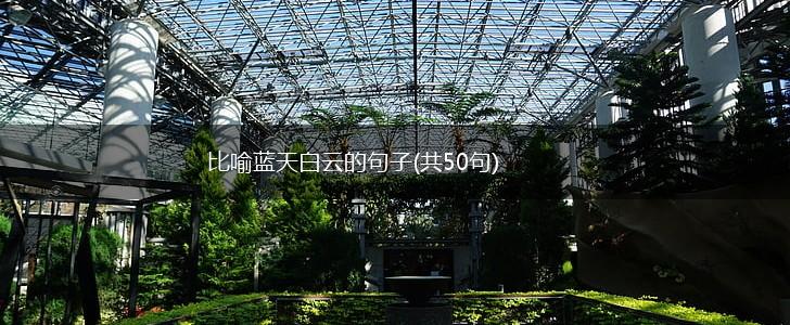 比喻蓝天白云的句子(共50句),第1张