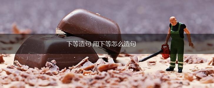 下等造句 用下等怎么造句,第1张