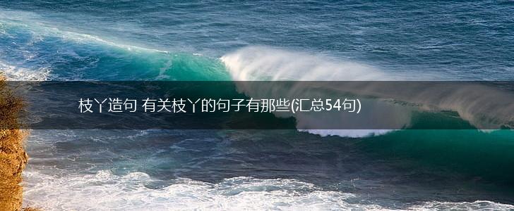 枝丫造句 有关枝丫的句子有那些(汇总54句),第1张