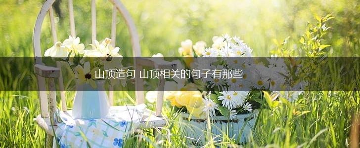 山顶造句 山顶相关的句子有那些,第1张