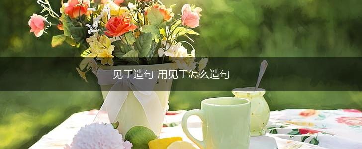 见于造句 用见于怎么造句,第1张