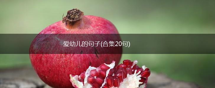 爱幼儿的句子(合集20句),第1张
