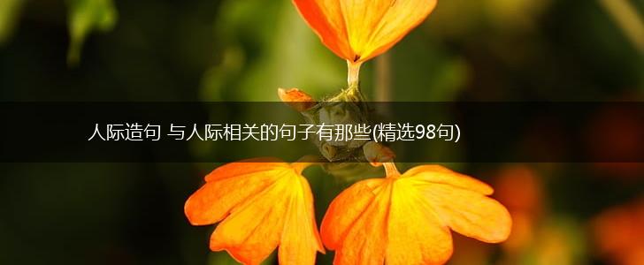 人际造句 与人际相关的句子有那些(精选98句),第1张