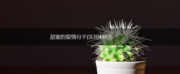 甜蜜的爱情句子(实用49句),第1张