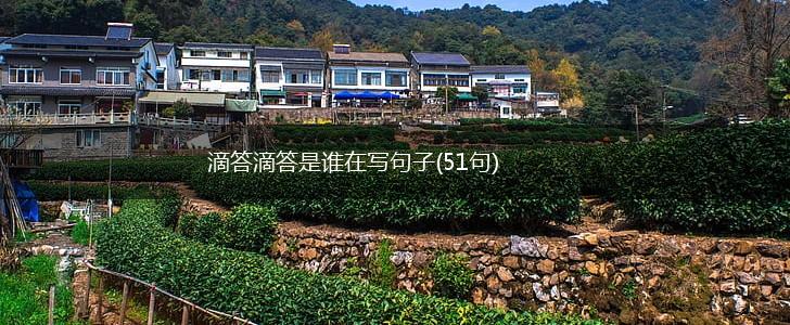 滴答滴答是谁在写句子(51句),第1张
