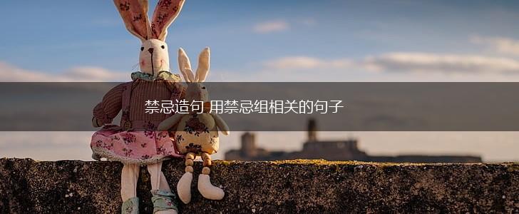禁忌造句 用禁忌组相关的句子,第1张