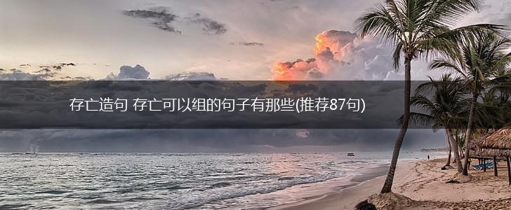 存亡造句 存亡可以组的句子有那些(推荐87句),第1张