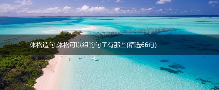 体格造句 体格可以组的句子有那些(精选66句),第1张