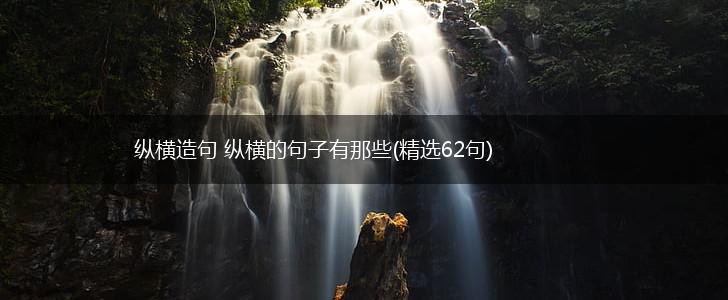 纵横造句 纵横的句子有那些(精选62句),第1张