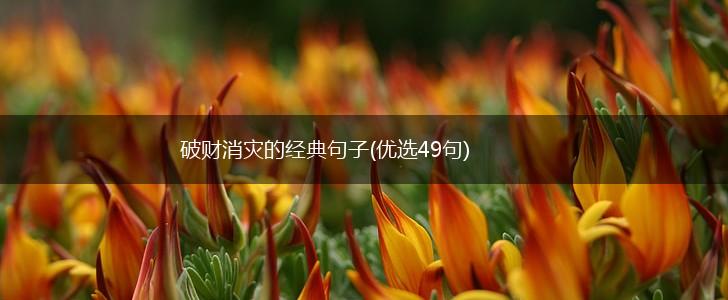 破财消灾的经典句子(优选49句),第1张