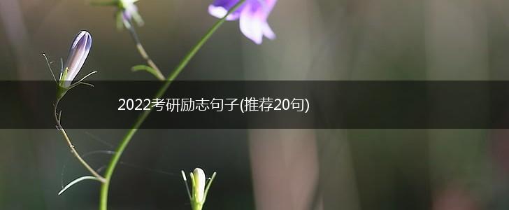 2022考研励志句子(推荐20句),第1张