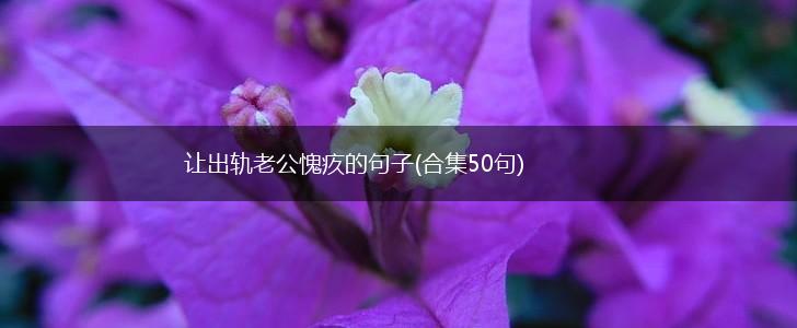 让出轨老公愧疚的句子(合集50句),第1张