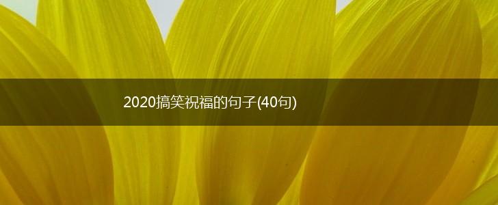 2020搞笑祝福的句子(40句),第1张