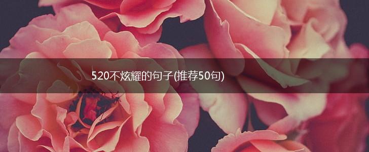 520不炫耀的句子(推荐50句),第1张