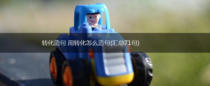 转化造句 用转化怎么造句(汇总71句),第1张