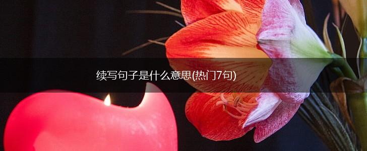 续写句子是什么意思(热门7句),第1张
