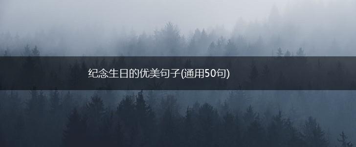 纪念生日的优美句子(通用50句),第1张