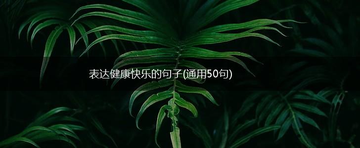表达健康快乐的句子(通用50句),第1张 表达健康快乐的句子(通用50句),第1张