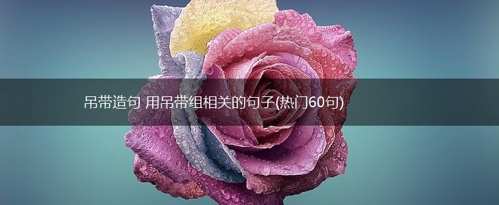 吊带造句 用吊带组相关的句子(热门60句),第1张
