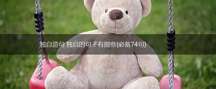 独自造句 独自的句子有那些(必备74句),第1张
