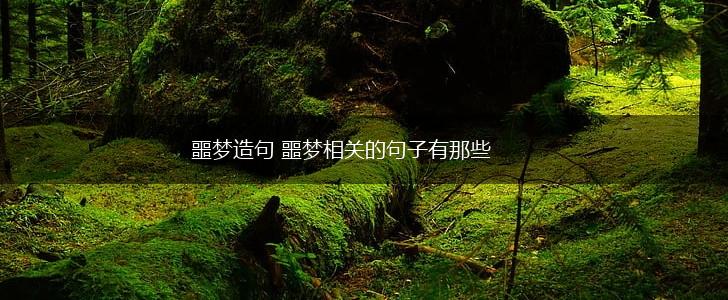 噩梦造句 噩梦相关的句子有那些,第1张