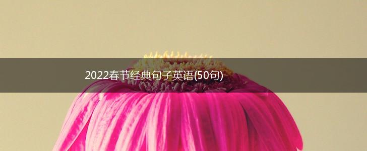 2022春节经典句子英语(50句),第1张