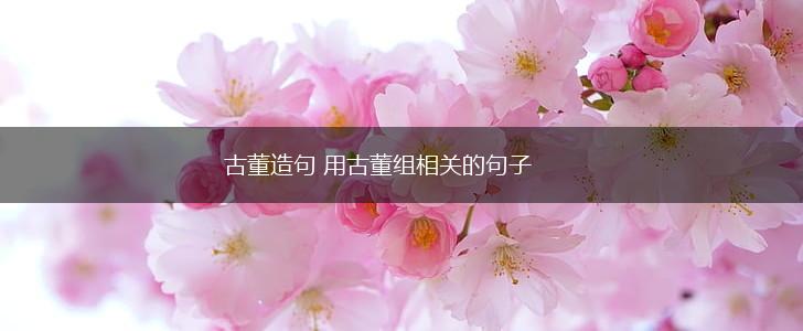 古董造句 用古董组相关的句子,第1张