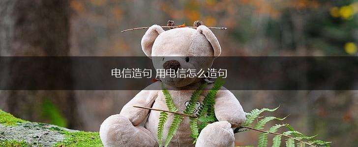 电信造句 用电信怎么造句,第1张