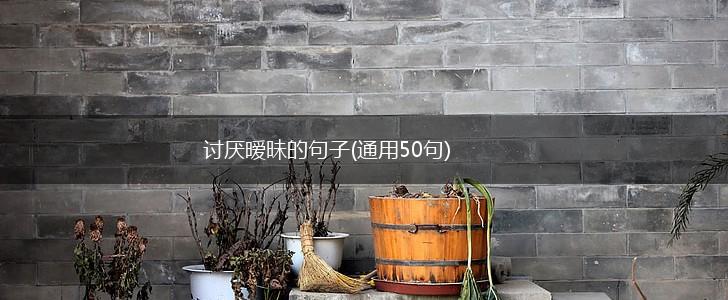 讨厌暧昧的句子(通用50句),第1张