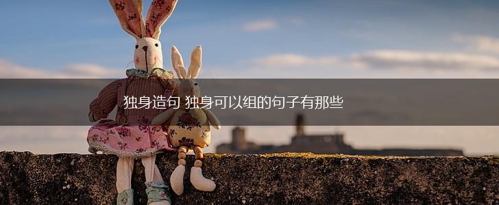 独身造句 独身可以组的句子有那些,第1张