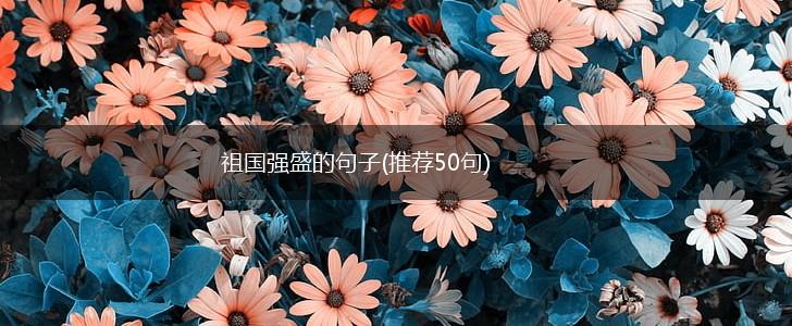 祖国强盛的句子(推荐50句),第1张