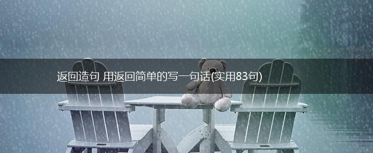 返回造句 用返回简单的写一句话(实用83句),第1张