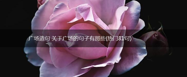 广场造句 关于广场的句子有那些(热门81句),第1张