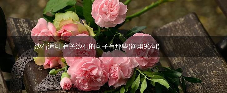 沙石造句 有关沙石的句子有那些(通用96句),第1张