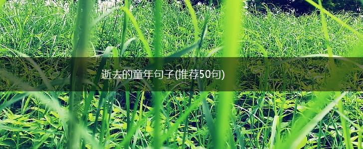逝去的童年句子(推荐50句),第1张