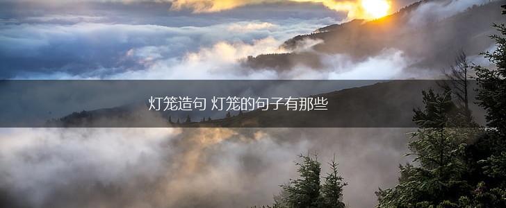 灯笼造句 灯笼的句子有那些,第1张